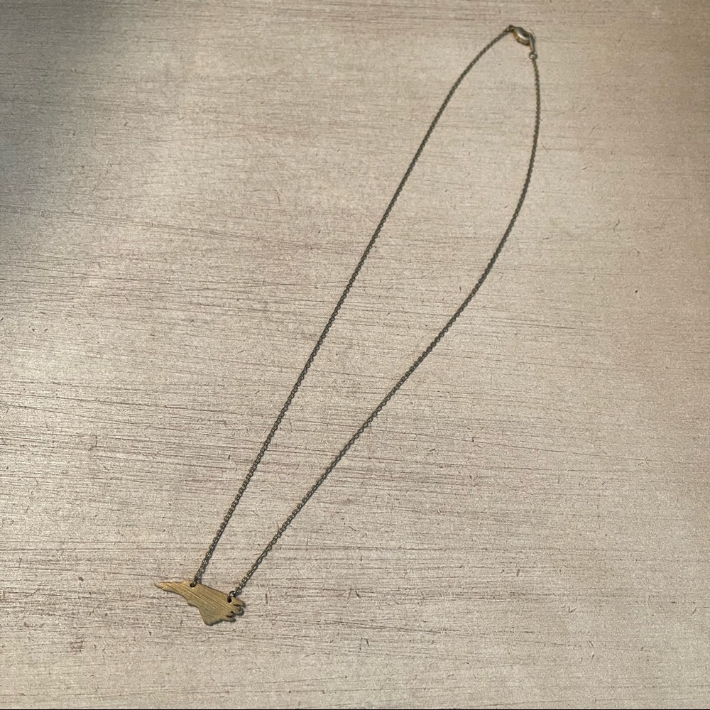 Gold North Carolina Necklace